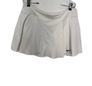 Nike Advantage Dri-FIT Pleated White Tennis Skirt Sz XL Women's Athletic Skorts - Picture 1 of 14
