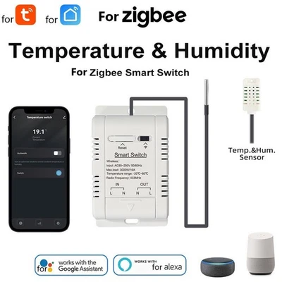 Voice Assistant Compatible Thermostat with For Tuya For Zigbee Support - Image 1 of 4