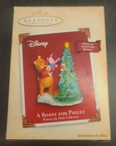 Disney Winnie Puuh Ein Schub für Ferkel Lichteffekt Punze Ornament Box - Bild 1 von 5