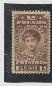 Revenue Potato Tax Stamp Scott # RI-2 MLH 1 1/2 cent 2 Pound 1935 - Picture 1 of 1