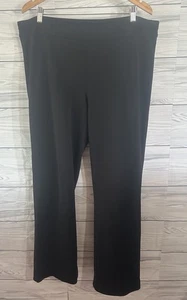 Pantalones Lane Bryant para mujer ALTOS 18/20 34 PULGADAS negros sin bolsillos elásticos J385 - Imagen 1 de 3