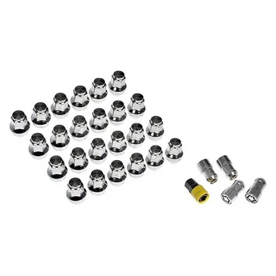 For Chevy Silverado 3500 HD 07-09 Lug Wheel Installation Kit Chrome Cone Seat Foto 1 de 4