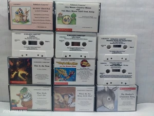 11 Scholastic Audiobook Cassette Tapes Read Along 1973-2004 (4 Missing Cases) - Picture 1 of 1