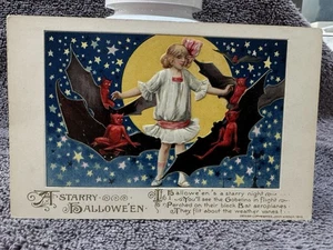 HALLOWEEN POSTKARTE JOHN WINSCH C2 - Bild 1 von 2