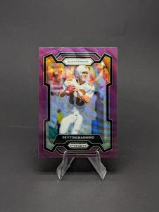 2024 Panini Prizm Draft Picks - Peyton Manning #54 Purple Wave Prizm - Foto 1 di 2