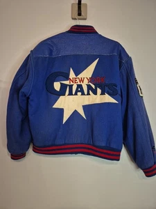 Campri 1991 Super Bowl New York Giants Jacket Men's NFL Varsity Top Large - Picture 1 of 11