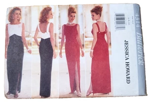 Butterick Pattern 4314 Misses' Evening Dress Straps Fitted Tapered Sizes 6 8 10 - Picture 1 of 5