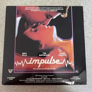 12" LaserDisc - Impulse (1984) Horror Rare Movie - Foto 1 di 2