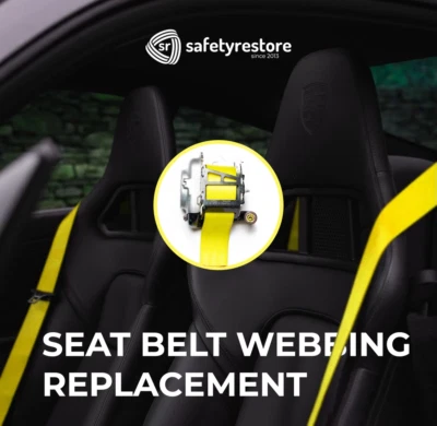 For Porsche Yellow Seat Belt Replacement Service - Change Seat Belt Color! - Image 1 of 4