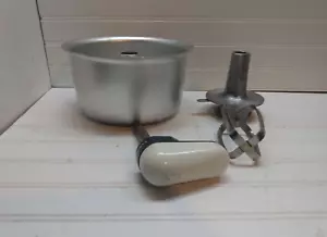 NuTone Built-In Food Center Mixer Bowl Brushed Stainless Stem Beater Attachment - Picture 1 of 10