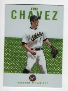 2003 TOPPS PRISTINE BASEBALL ERIC CHAVEZ OAKLAND ATHLETICS #66 - Foto 1 di 7