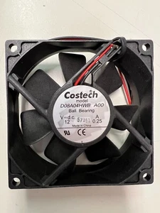 Ventola Costech D08A04HWB 60X60X25mm - Foto 1 di 1