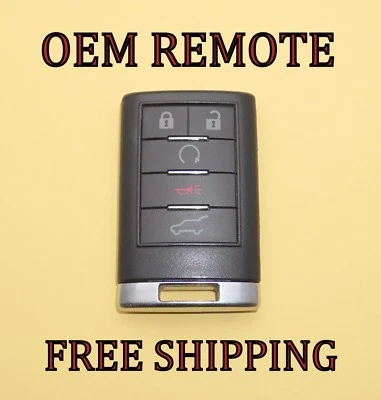 OEM CADILLAC SRX CTS WAGON KEYLESS REMOTE FOB TRANSMITTER 20998281 #1 5923883 - Image 1 of 2