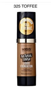Kiss New York Professional Pro Touch Liquid Foundation 1.01oz KPLF325 TOFFEE - Picture 1 of 5