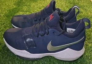 Nike PG 1 USA Sneakers Men's US SIZE 8.5 Navy RWB Paul George Olympic 878627-900 - Picture 1 of 5