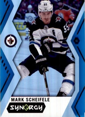 2017-18 Upper Deck Synergy Blue Mark Scheifele Winnipeg Jets #24 - Image 1 of 2