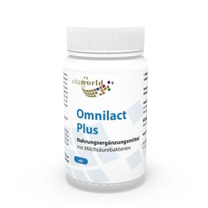 Vita World Omnilact Plus 60 Vegi Kapseln Lactobacillus Bifidobacterium Probiotic