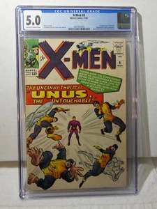 X-Men #8 Marvel 1964 CGC 5.0 1° Apparizione Unus - Foto 1 di 2