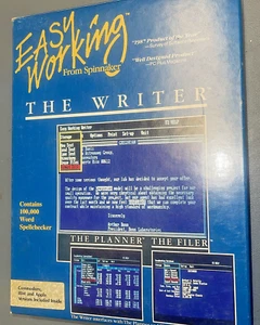 The Writer Fácil Trabajo Sellado Spinnaker 1987 IBM y verdaderos IBM Compatibles - Imagen 1 de 9