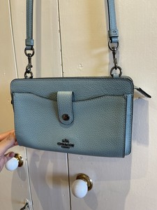 coach blue bag