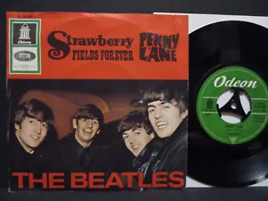 THE BEATLES 7" : STRAWBERRY FIELDS FOREVER / PENNY LANE = 1967 TOP - Bild 1 von 4