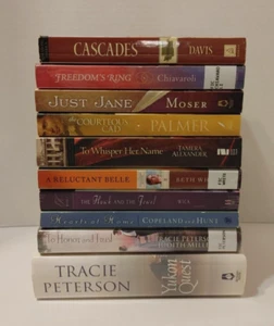 Lot 10 Historical CHRISTIAN Inspirational Romance WICK Peterson MOSER Alexander - Imagen 1 de 7