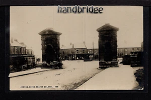 Seaton Delaval - Avenue Gates (eliminado) - postal fotográfica real - Imagen 1 de 1