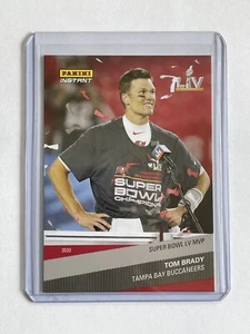 Tarjeta Panini Instant Super Bowl 2021 Tom Brady #36 edición limitada MVP - Imagen 1 de 2