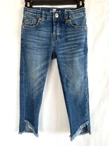 7 for All Mankind, the Ankle Skinny angle cropped jean, adjust. waist, girls 5 - Picture 1 of 4