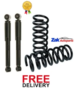 FOR SEAT LEON MK2 05-12 REAR 2 SUSPENSION COIL SPRINGS & SHOCK ABSORBERS NEW - Picture 1 of 1