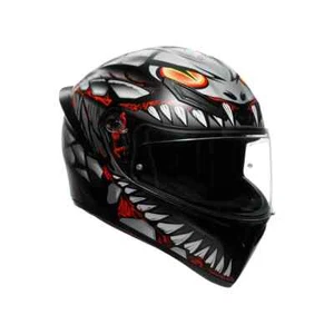 CASCO AGV integrale K1 S E2206 LYZARD MATT BLACK/GREY/RED E2206 new 2025 - Imagen 1 de 7