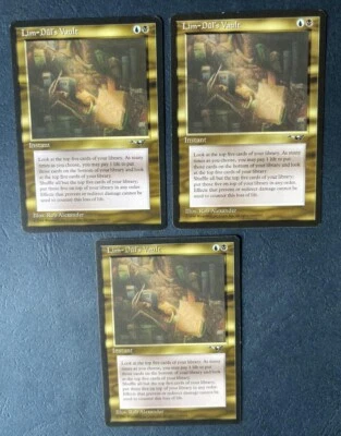 MTG 3X ALLIANCES LIM-DUL'S VAULT MAGIC THE GATHERING INSTANT UNCOMMON CARDS - Image 1 of 4