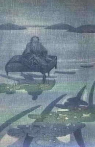 Alexandre ALEXEIEFF - OPIUM, MARKT & TANZ - 3 ASIATISIERENDE DRUCKGRAPHIKEN - Picture 1 of 1