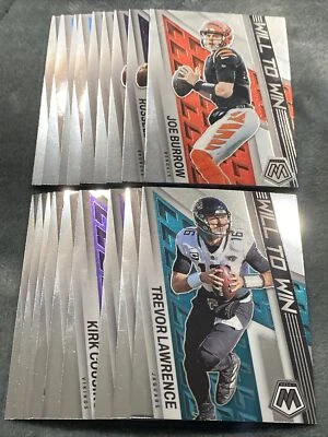 WILL TO WIN 2022 Panini Mosaic NFL Football Insert Cards You Pick/Choose! - Image 1 of 4