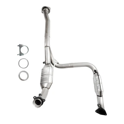 Chevy SILVERADO 2500 HD V8 6.0L Y Pipe with TWO Catalytic Converters 2011-2017 - Image 1 of 4