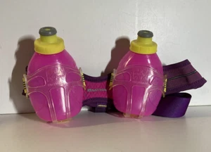 Nathan Running/Hiking Hydration Belt with 2 Water Bottles and Zip Pocket (Pink) - Picture 1 of 7