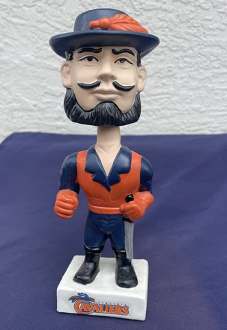 Virginia Cavaliers Mascot Pirate UVA Cavman Bobblehead Football Sports Figure Cover