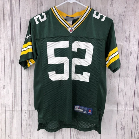 NFL Green Bay Packers Jersey Youth Size M (10-12) Green #52 Clay Matthews Cover