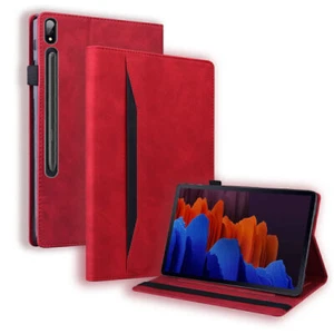 Luxury Leather Wallet Case Stand Cover For Samsung Galaxy Tab S9/S9+/S9 Ultra - Picture 1 of 70