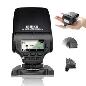 Meike MK-320 TTL Flash Light Speedlite for Panasonic LX100 GX7 GF7 GF6 GF5 GH3 - Picture 1 of 7