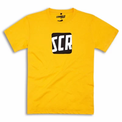 Ducati Scrambler Icon short Sleeve T-Shirt Limited Yellow New 2023 - Image 1 of 2
