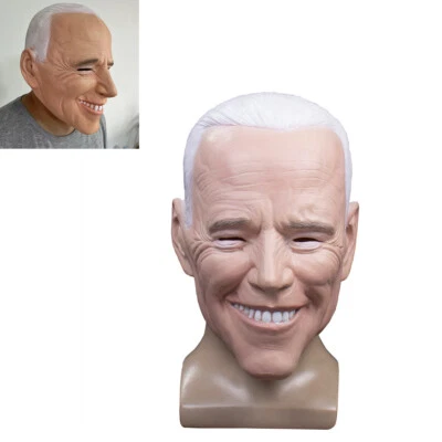 Old Men Latex Mask For Joe Biden For Halloween Cosplay Party Costume Props Gift - Image 1 of 4