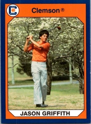 1990 Collegiate Collection Clemson Tigers #38 Jason Griffith Insert Rookie RC - Image 1 of 2