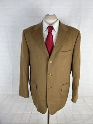 ОСЕНЬ/ЗИМА Petrocelli мужской бежевый твердый блейзер 42R $495 - Изображение 1 из 4