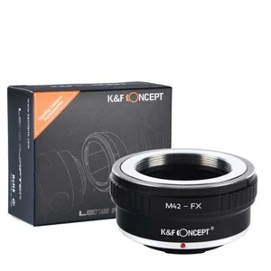 K&F Concept M42-FX Adapter Ring for M42 Lens to Fuji Fujifilm FX Mount Cameras - Picture 1 of 11