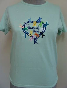 Heart of Hope Cancer Ribbon T-shirt - small - Picture 1 of 2