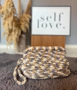 Handgemachte Tasche Häkel Tasche Bohemian Clutch Bag - Picture 1 of 2
