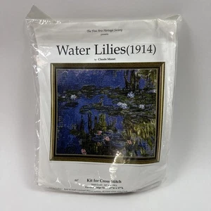 Fine Arts Heritage Claude Monet "Ninfee (1914)" Kit punto croce nuovo - Foto 1 di 5