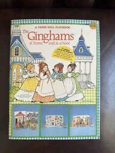 VTG The Ginghams At Home And At School Paper Dolls Paper Doll Playbook - Picture 1 of 15
