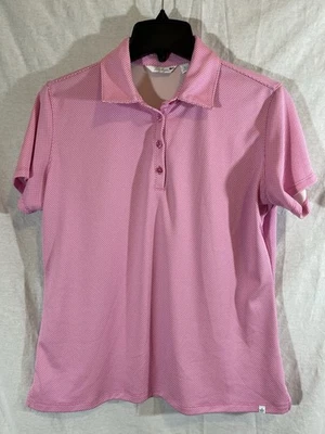 Lady Hagen Women’s Large Short Sleeve Pink Polo - Image 1 of 4